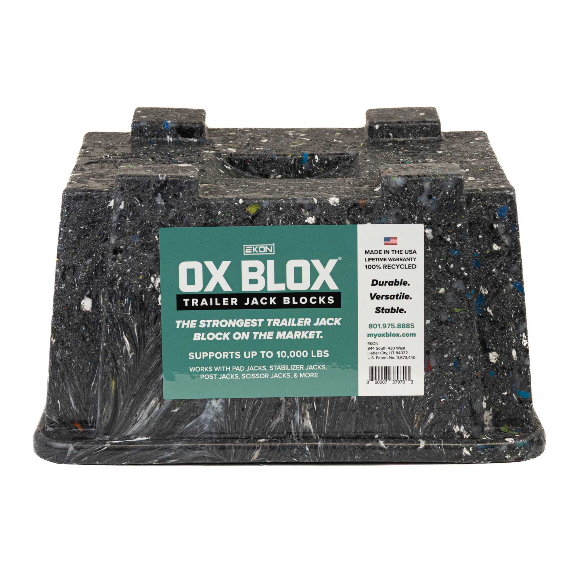 alex zhu　AVALON U5 DIRECT ダイレクトボックス OX BLOX Trailer Jack Block | RV Stabilizer Block, 10,000 lbs. Capacity